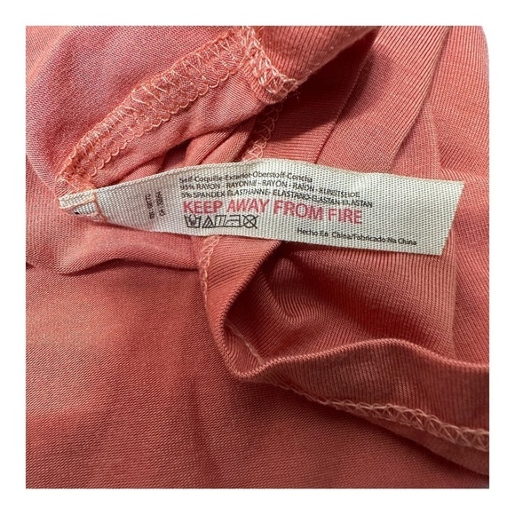 Free People Essential Knit Pajamas in the color Lipgloss (Peach) NWT - Picture 13 of 16